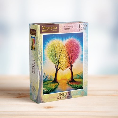 Magnolia legpuzzel - 1000 stukjes kleurrijk puzzelplezier-2