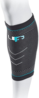 Ultimate Performance compressie kuitbandage zwart medium sportondersteuning