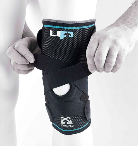 Ultimate Performance kniebrace compressie zwart medium - extra steun