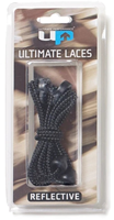 Ultimate Performance elastische veters zwart - reflecterend - 118 cm