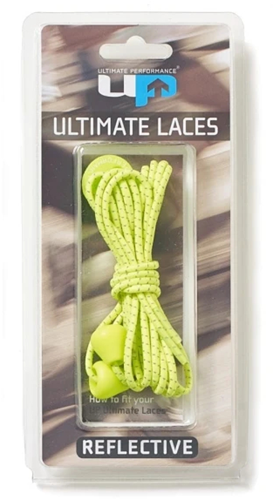 Ultimate Performance elastische veters lime reflecterend 118 cm schoenen