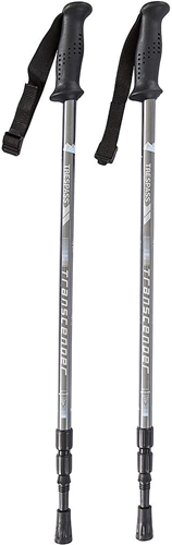 Trespass bâtons de marche Transduo lot de 2 - aluminium réglable