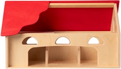 Van Dijk Toys Jouets en bois Ferme - naturel rouge (Qualité de garde d'enfants)