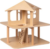 Houten poppenhuis