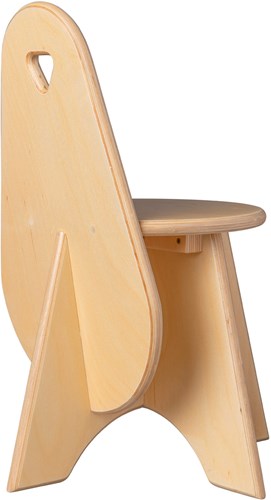Van Dijk Toys houten kinderstoel Apollo Peuter - Naturel (Kinderopvang kwaliteit)-3