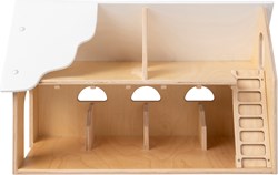 Van Dijk Toys ferme jouet en bois - Blanc naturel (Qualité de garde d'enfants)