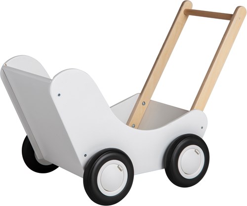 Van Dijk Poppenwagen wit  (flatpacked) (Kinderopvang kwaliteit)-2