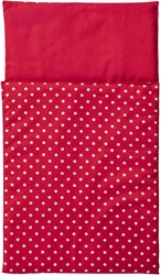 Van Dijk Toys Couette - Rouge avec des pois blancs