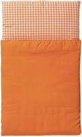 Van Dijk Toys Couette - Orange et blanc à carreaux-2