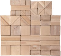 Van Dijk Toys Haagse blokkenset / houten blokken set 10cm (Kinderopvang kwaliteit)-2