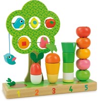 Vilac jeu de comptage en bois apprendre à compter légumes jouet éducatif