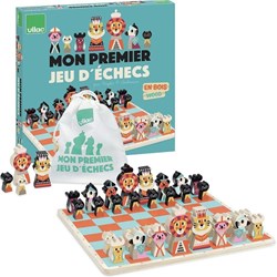 Vilac jeu d'échecs jeu de société en bois pour enfants jouet éducatif