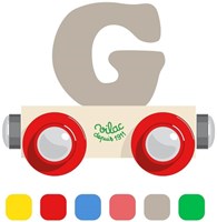 Vilac wagon jouet lettre G - jouet éducatif en bois pour enfants