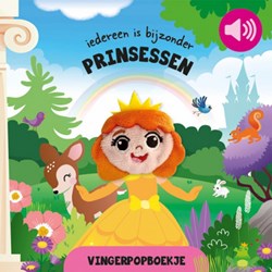 Lantaarn vingerpopboekje prinsessen kartonboek met vingerpop