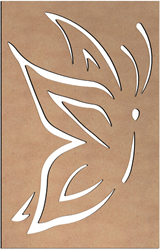 Gomille décoration papillon en MDF pour loisirs créatifs