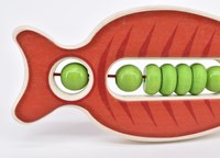 Voggenreiter VOG - Hochet en bois poisson Salmi "-2