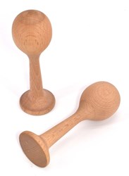 Voggenreiter balles de samba - Petites maracas en bois pour enfants plaisir musical