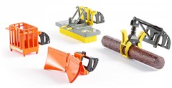 Siku accessoires chargeur frontal 1:32 avec parties mobiles orange