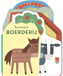 Lantaarn kartonboek boerderij dieren - educatief peuterboekje
