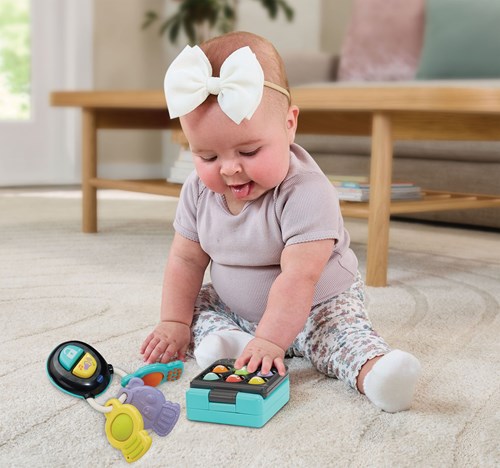 VTech jouet interactif bébé gadget set de jeu bleu éducatif-3