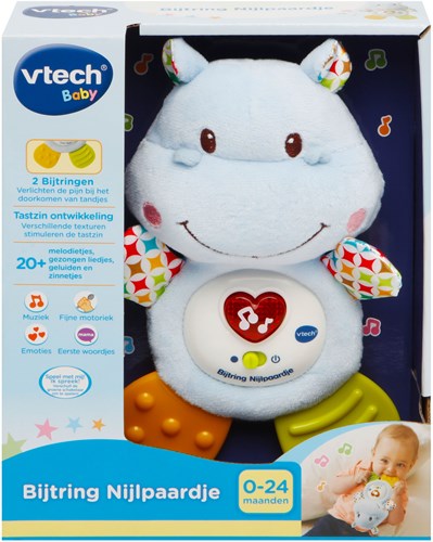 VTech baby bijtring nijlpaard - educatief speelgoed met geluiden-3