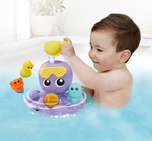 VTech badspeelgoed Spetter & Draai Octopus - interactief waterspeelgoed-2