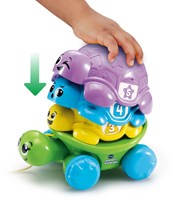 VTech jouets - Tortues empilables amusantes jouet d'empilage coloré-2