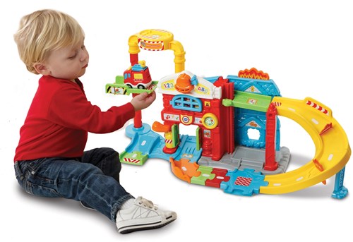 VTech Caserne de Pompiers Toet Toet Voitures - Jouet Éducatif - Caserne de Pompiers-2