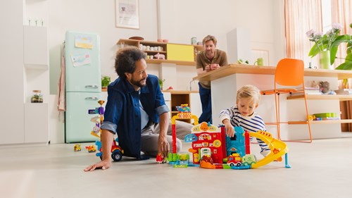 VTech Caserne de Pompiers Toet Toet Voitures - Jouet Éducatif - Caserne de Pompiers-3