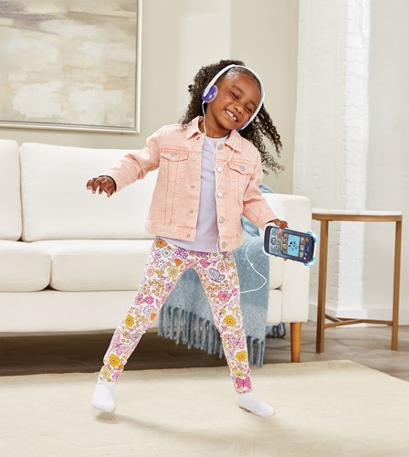 VTech lecteur de musique jouet - lecteur de musique interactif V-Kids avec casque-2
