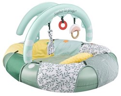 Vulli babygym Cocoon'Aire opblaasbaar met boog en speelplek voor baby's