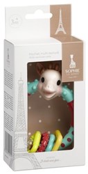 Vulli rammelaar baby bijtring multi-textuur sensorisch speelgoed