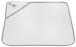 Vulli badcape Sophie de giraf - babytextiel - wit - kraamcadeau
