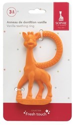 Vulli bijtring vanille - baby bijtspeelgoed met vanillegeur