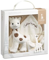Vulli knuffeldoekje Sophie de giraf Chérie - baby knuffeldoekje cadeau
