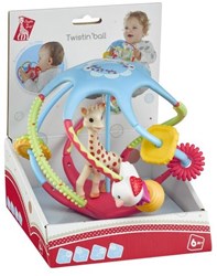 Vulli speelbal Sophie de Giraf Twistin'ball - babyspeelgoed - kleurrijk