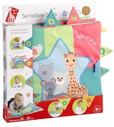 Vulli baby voelboekje met Sophie de giraf - interactief stoffen speelgoed