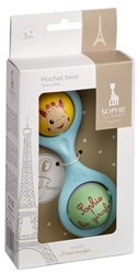 Vulli rammelaar baby speelgoed - Sophie de Giraf twist rammelaar blauw