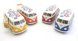 Kids GLOBE bus VW voiture jouet die-cast pull-back 1:32 classique