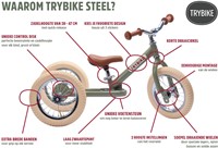 Trybike loopfiets 2 in 1 Steel - wit