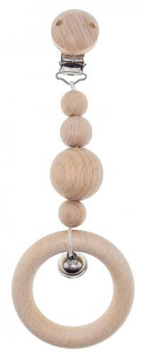 Hess suspension poussette jouet bois motricité beige multicolore