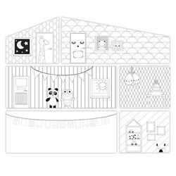Lundby set mural créatif DIY - kit de bricolage jouet pour enfants