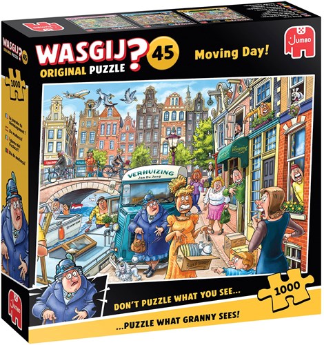 Jumbo puzzel Wasgij Original 45 Moving Day! - legpuzzel-2