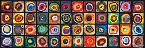 Eurographics Wassily Kandinsky - Color Square - 1000 stukjes