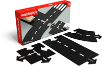 Waytoplay flexibele autobaan Ringweg 12-delig speelgoedset