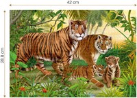 D-Toys Wild Animals - Tigers - 240 Teile-2