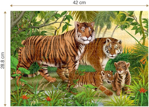 D-Toys Wild Animals - Tigers - 240 Teile-2
