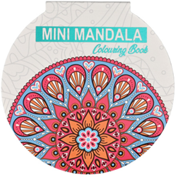 Wins Holland kleurboek Mini Mandala Rond Blauw voor kinderen en volwassenen
