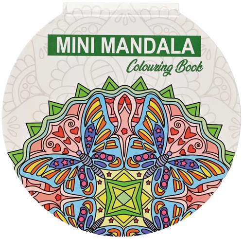 Wins Holland livre de coloriage mandala rond vert mini créatif papier