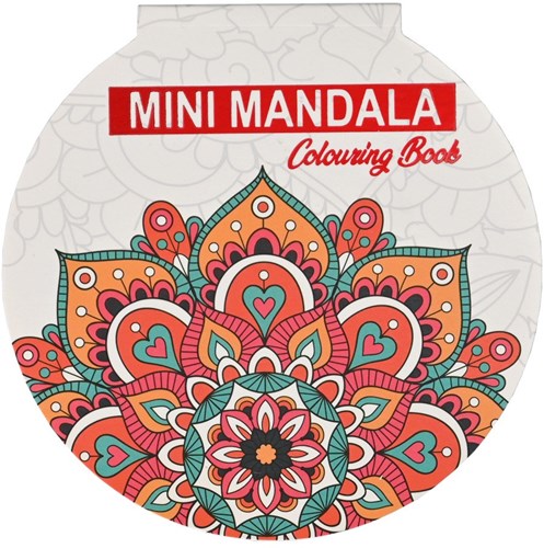Wins Holland livre de coloriage mandala rond rouge - carnet créatif enfants